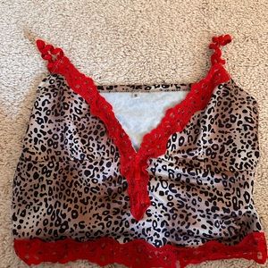 CHEETAH CROP TOP